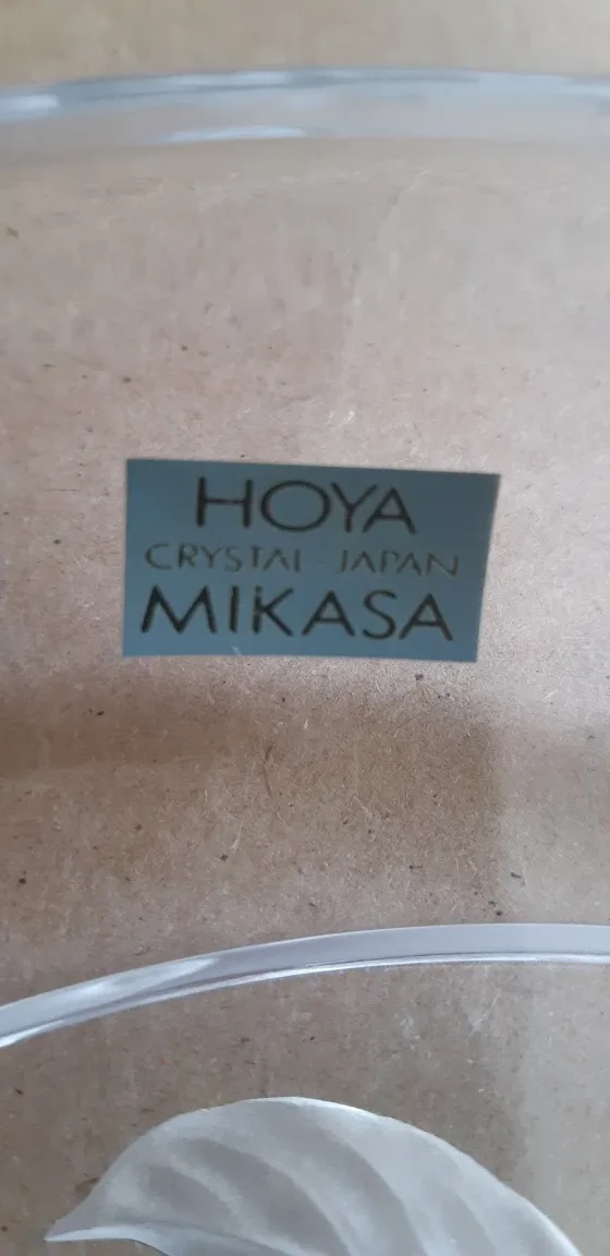 HOYA Crystal Mikasa Plate image indicator(2)