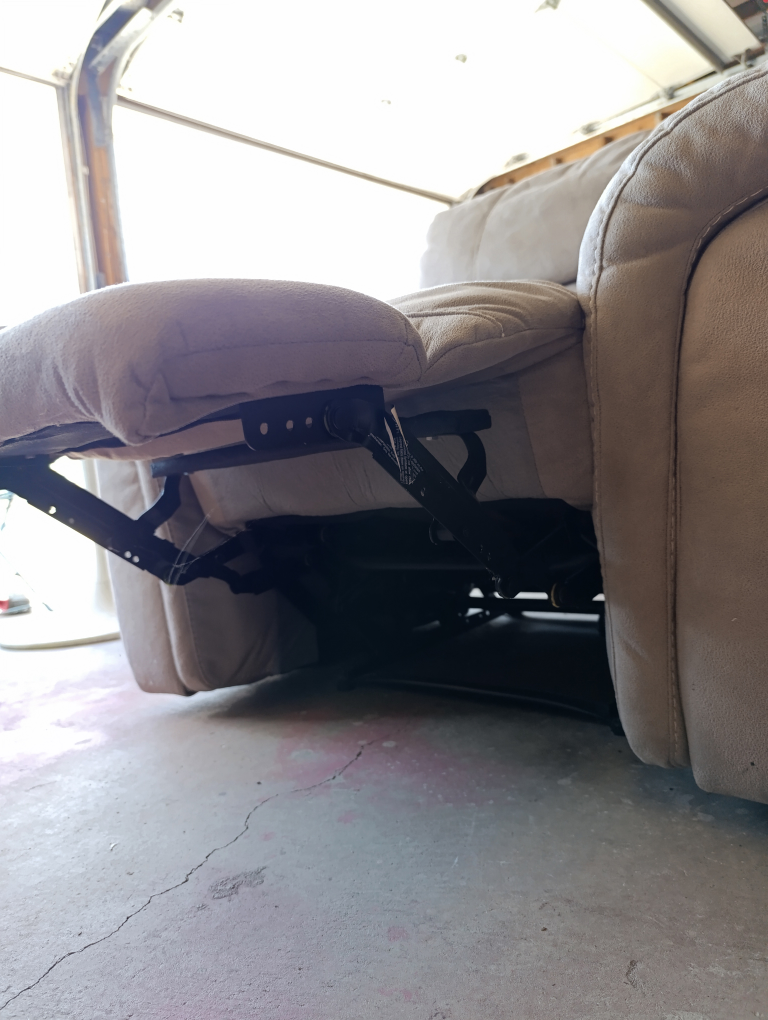 Beige Reclining Armchair - photo 4