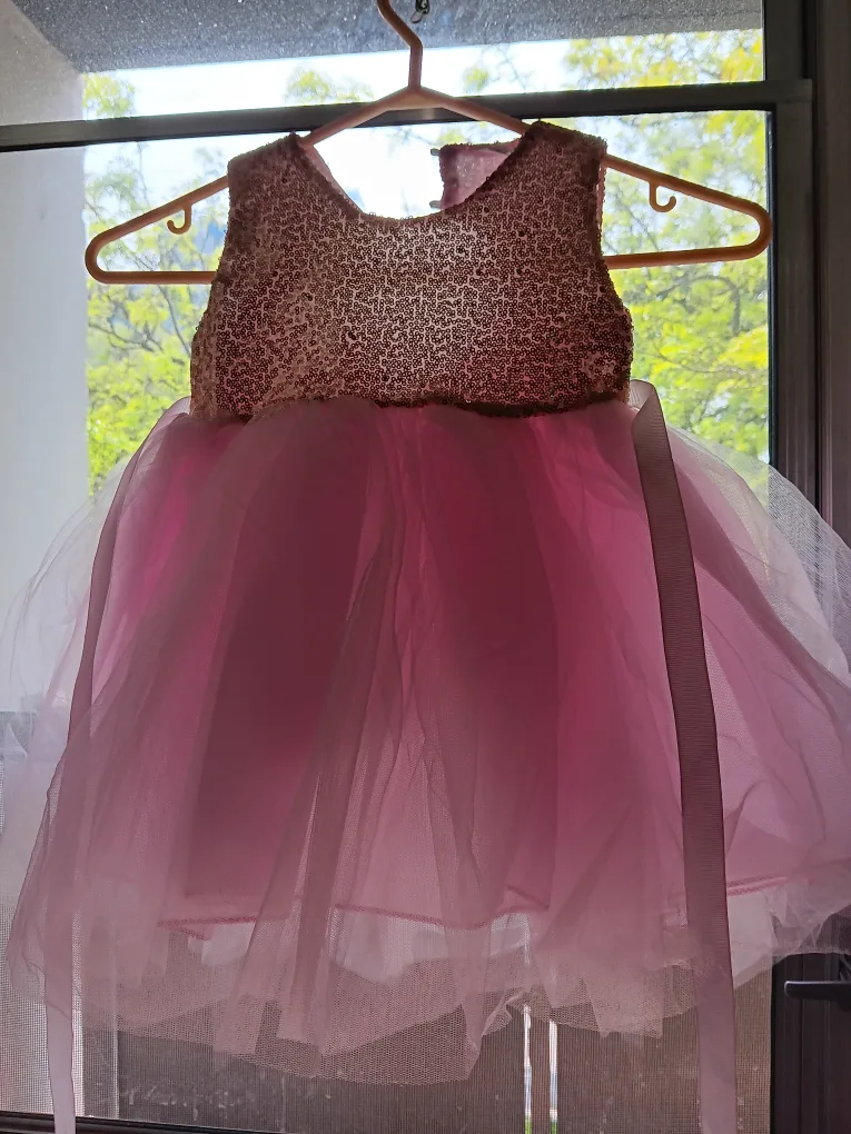 Pink Sequin Dress thumbnail
