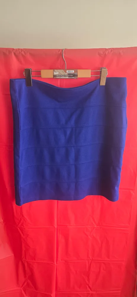 Forever 21+ Blue Skirt - Size 2X thumbnail