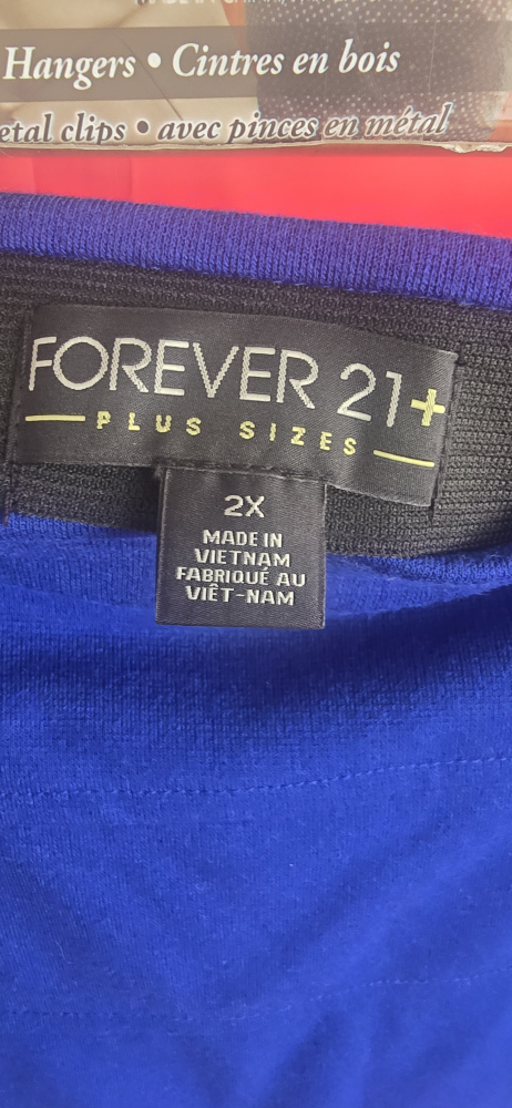 Forever 21+ Blue Skirt - Size 2X - photo 2
