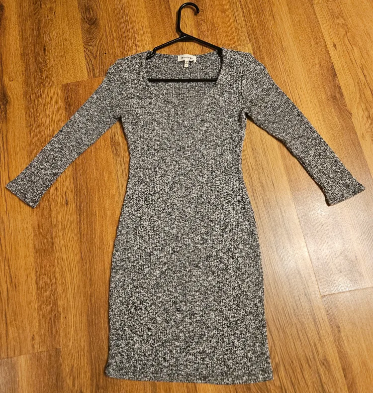 Long Sleeve Sweater Dress thumbnail