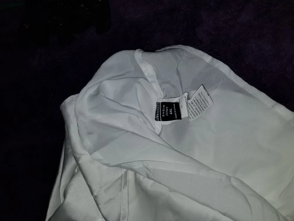Shein White Dress with Long Sleeves - photo 2