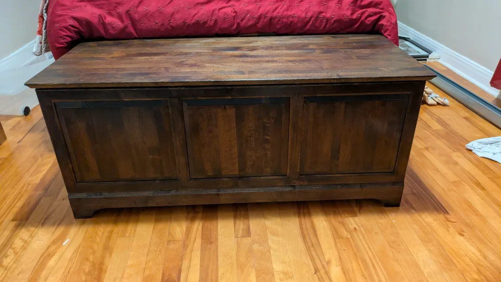 Dark Wood Storage Chest thumbnail