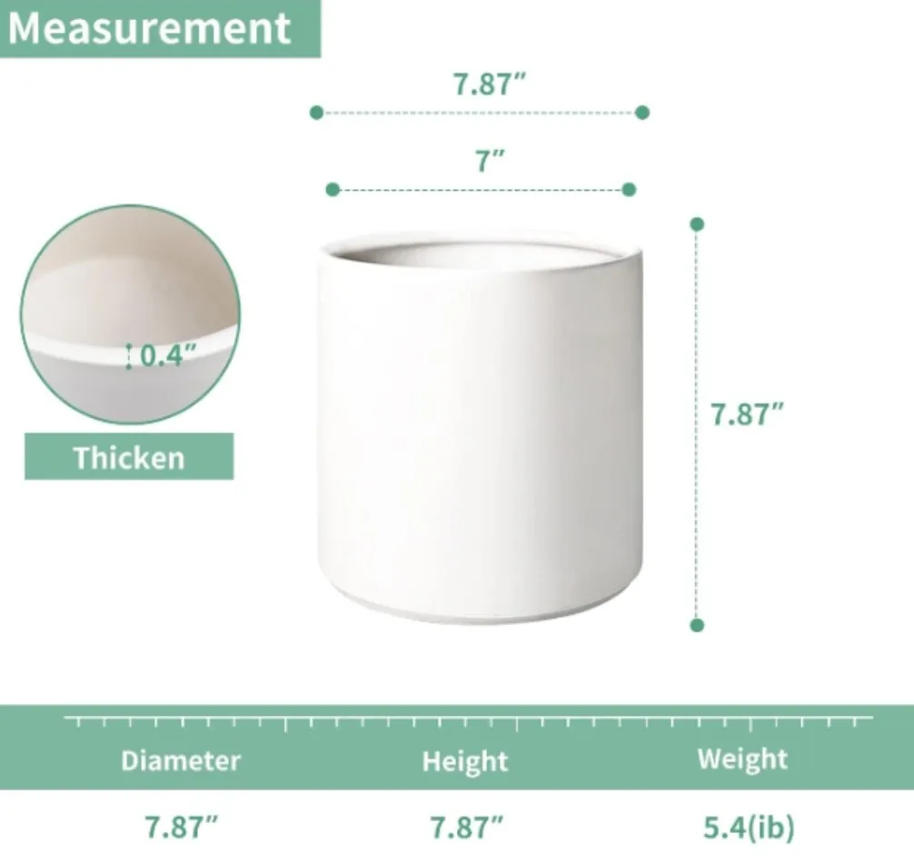 New plant ceramic pot image indicator(3)
