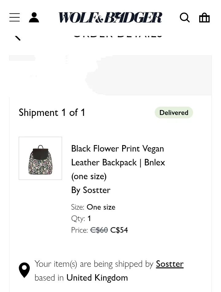 Discontinued Vegan Leather Funky Floral Backpack by Sostter image indicator(2)