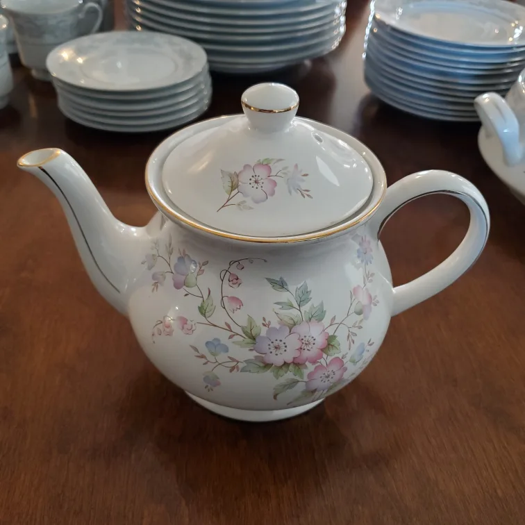 49 piece Fine China Dishes, Somerset pattern by NL Excel 🥕 image indicator(7)