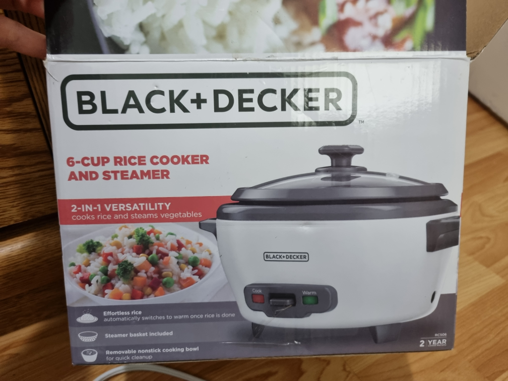 Black and Decker Rice Cooker and Steamer - photo 4