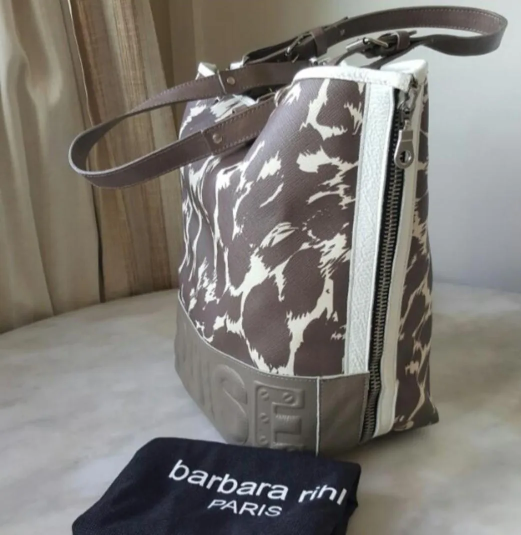 BARBARA RIHL Ladies Calfskin Tote In TAUPE image indicator(2)