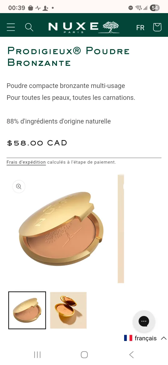 Nuxe Paris Prodigieux Bronzing Powder image indicator(5)