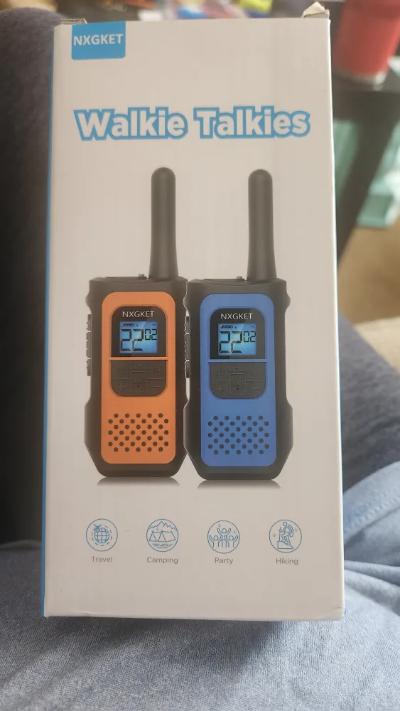 NXGKET Walkie Talkies - Orange & Blue thumbnail