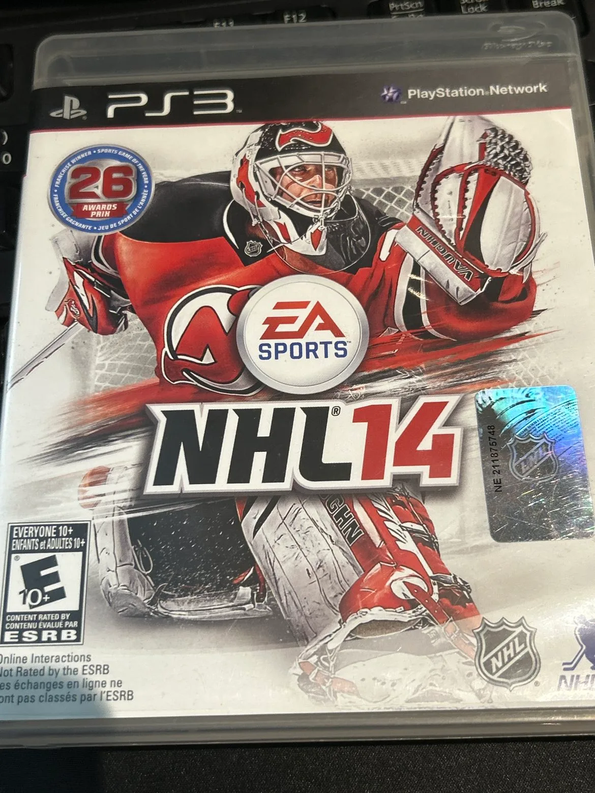 NHL 14 PS3 game thumbnail