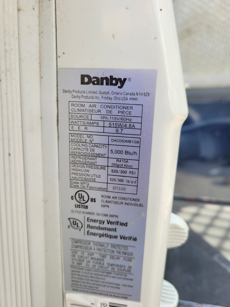 Danby 5,000 BTU Room Air Conditioner - photo 2