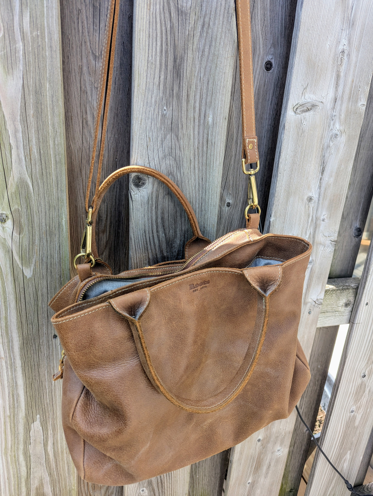 Roots Leather Bag