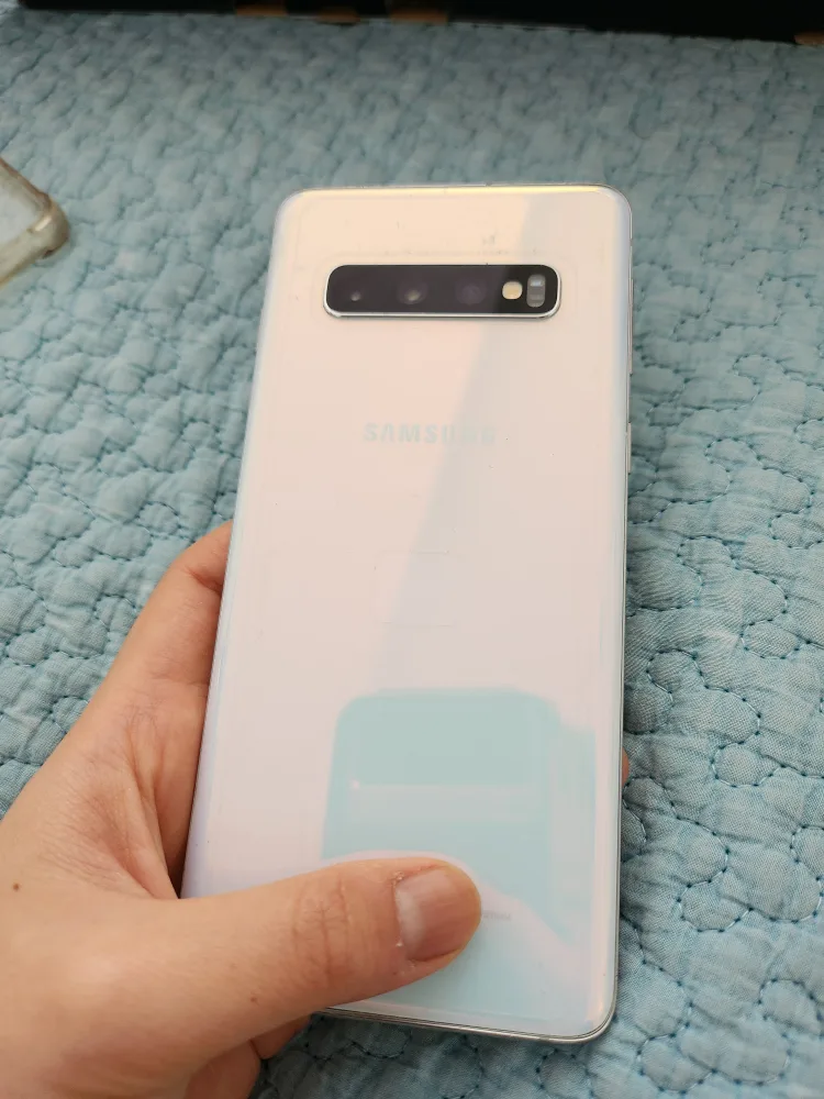 Samsung S10 white 💚 image indicator(2)