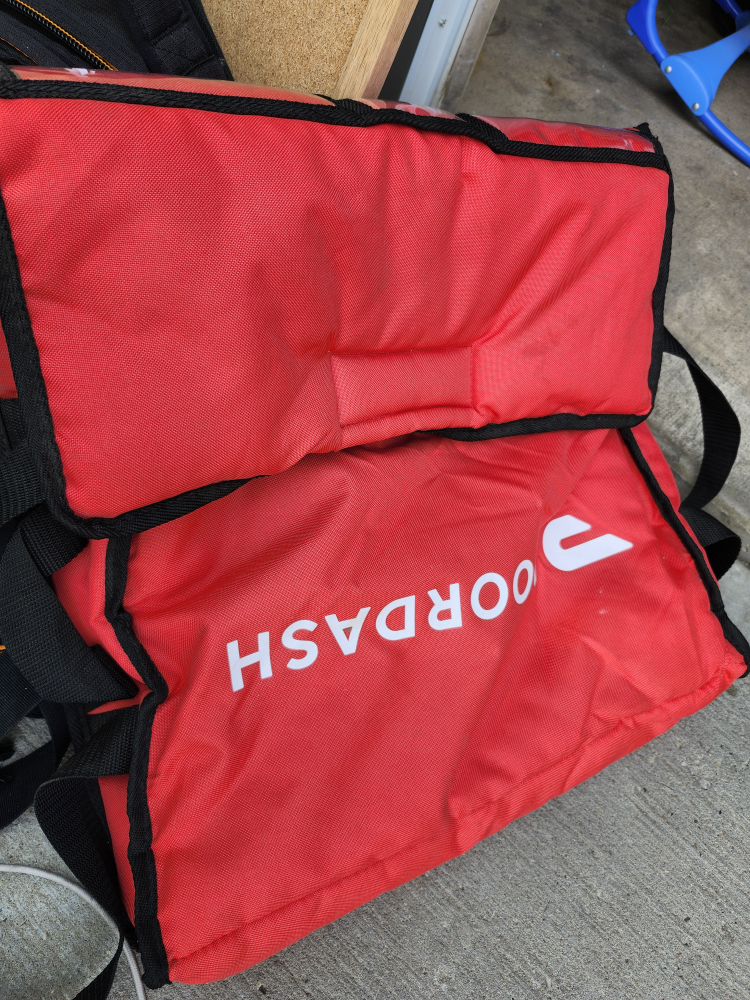 DoorDash pizza Delivery Bag