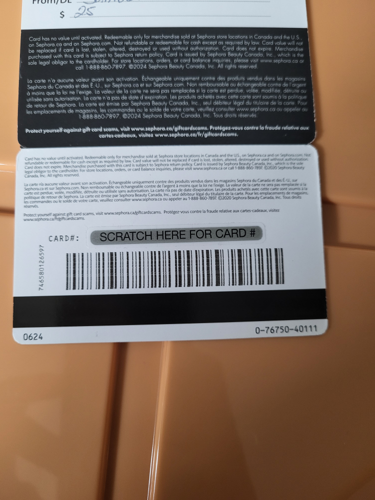 Sephora Gift Card - photo 2