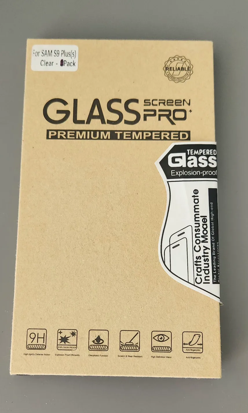 BNIB Samsung S9 Plus Tempered Glass Screen Protector image indicator(7)