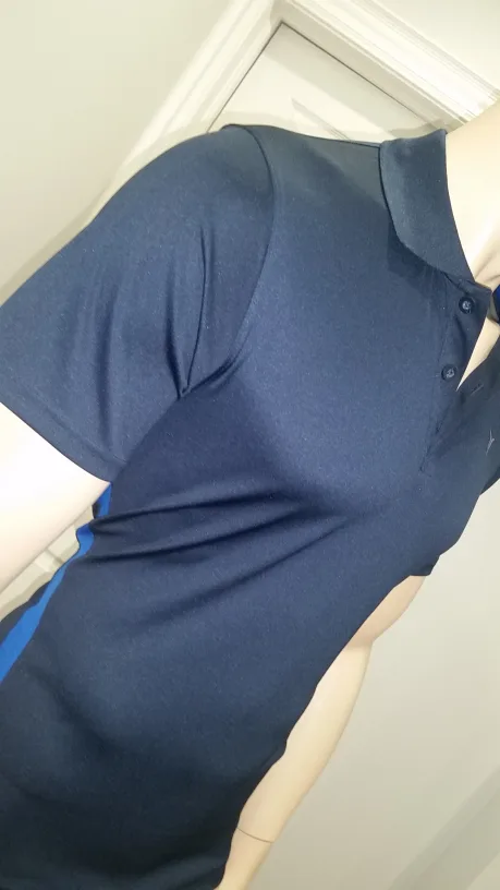 EUC - Men's Old Navy Active Performance Navy Blue Polo Shirt image indicator(3)