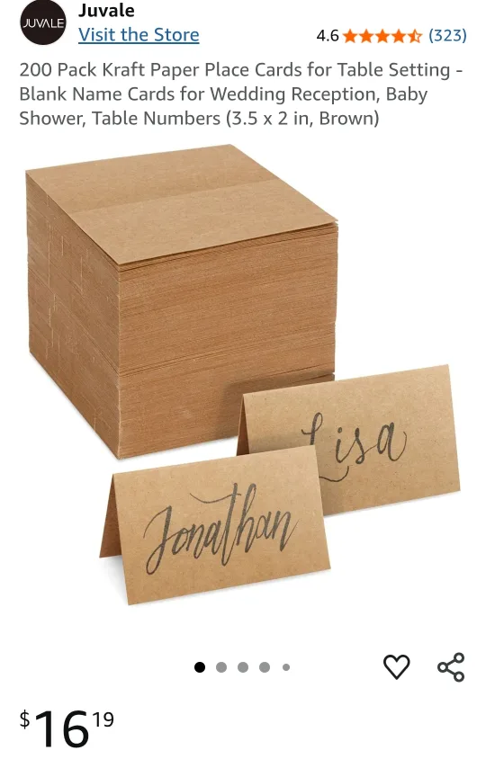 Alphabet Stamp Set with Ink Pad and Place Cards image indicator(7)