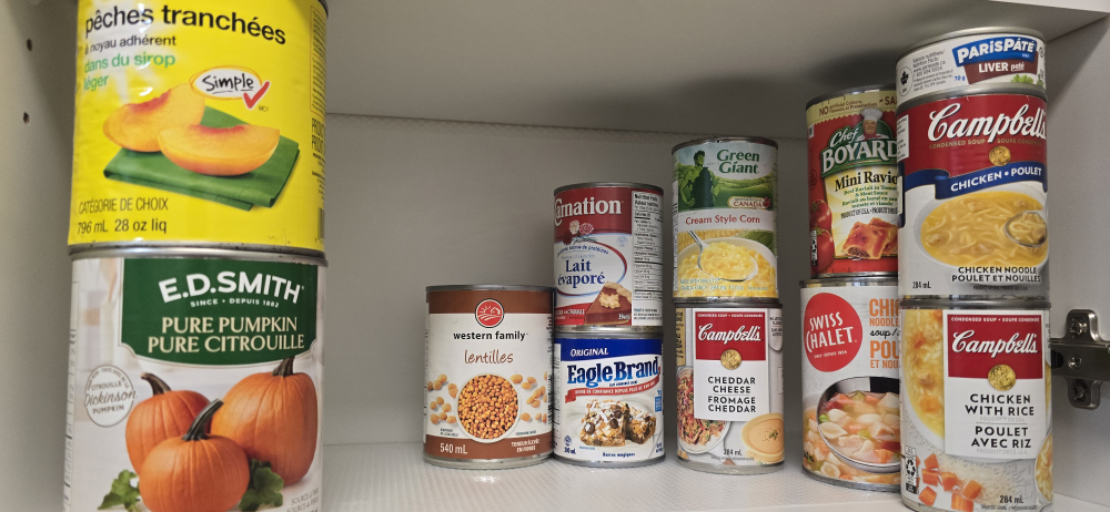 Variety of Pantry Items