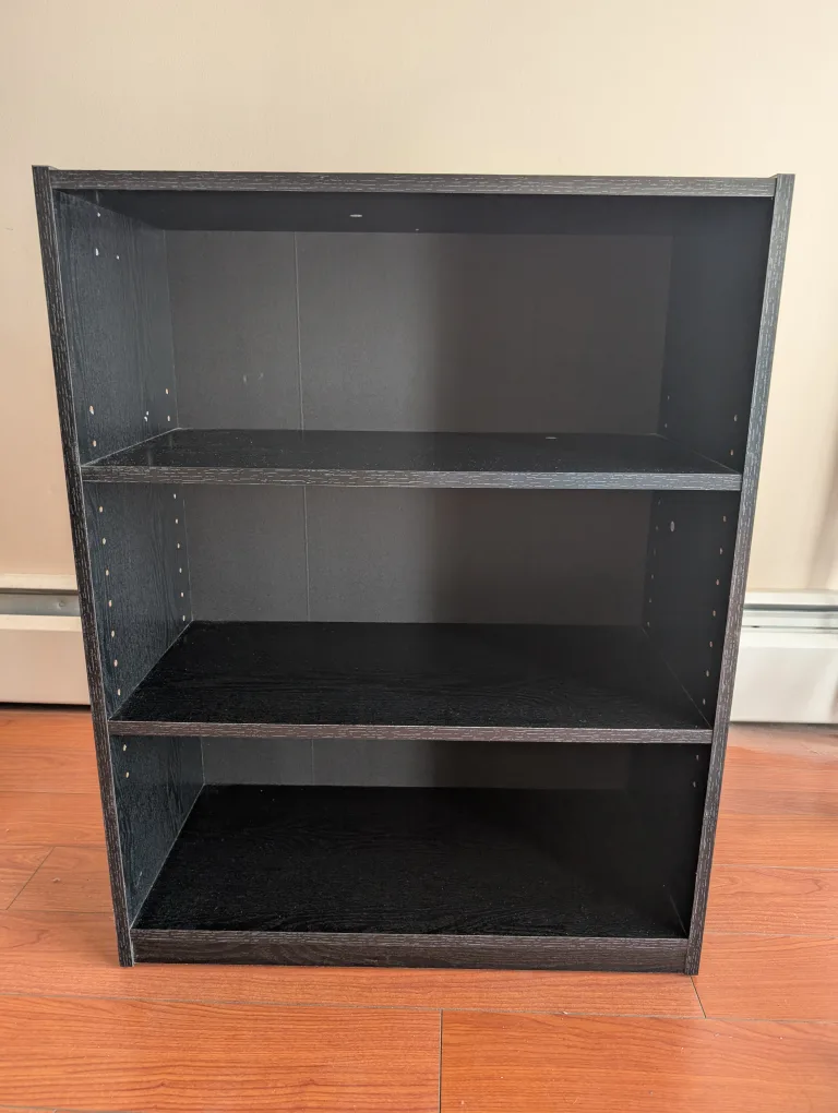 Black Wooden Bookshelf thumbnail