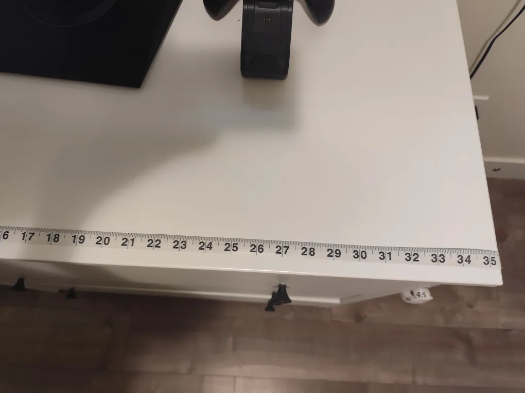 White 3-Drawer Dresser image indicator(3)