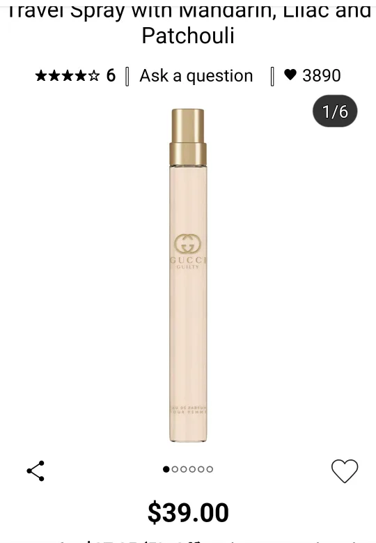 Gucci Guilty 7.4 ml Travel Spray image indicator(2)