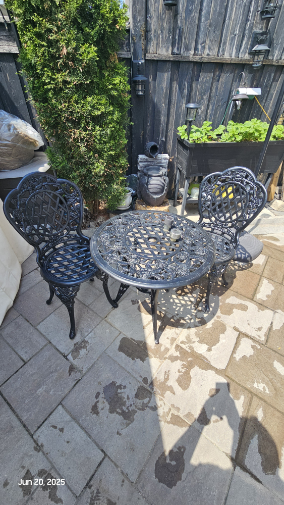 Outdoor Cast Aluminum Patio Set
