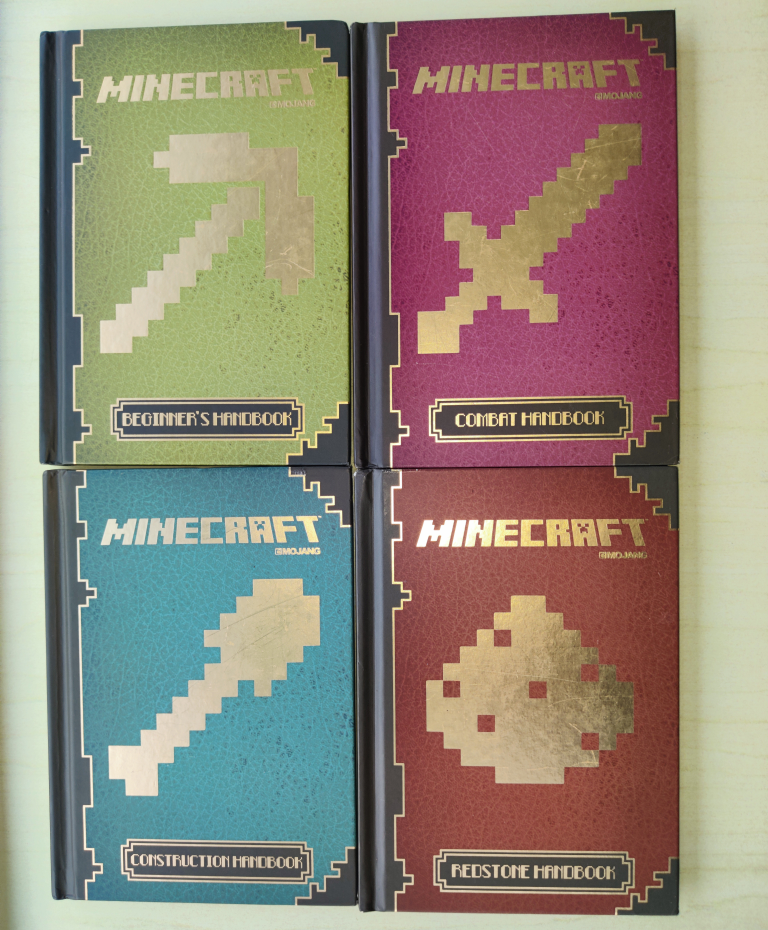 Minecraft Set of 4 Handbooks