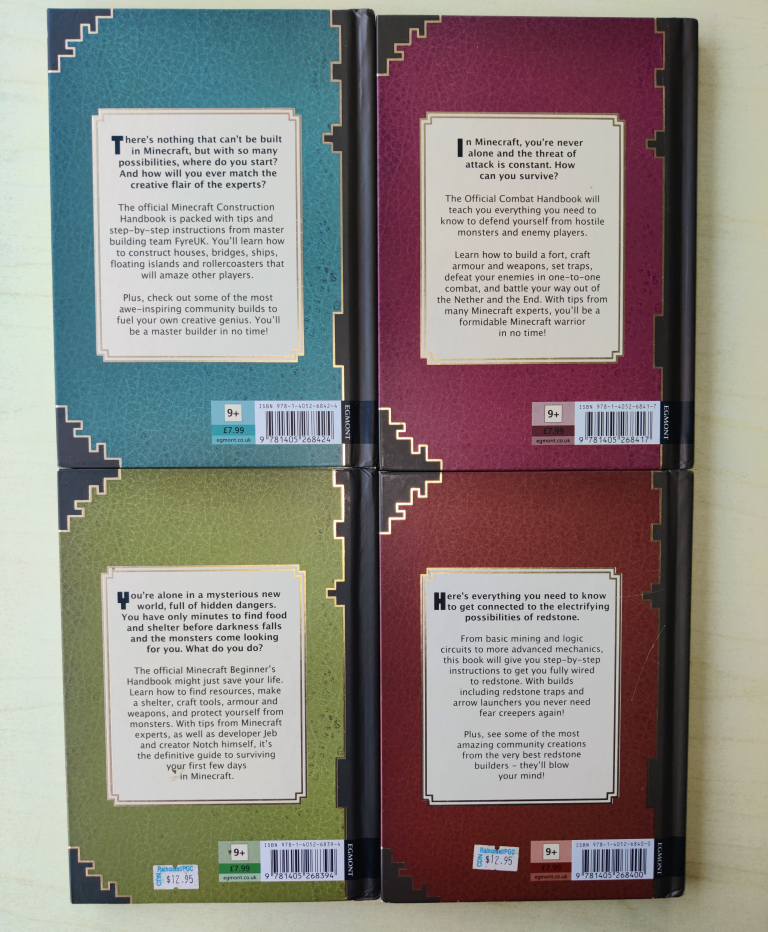 Minecraft Set of 4 Handbooks - photo 2