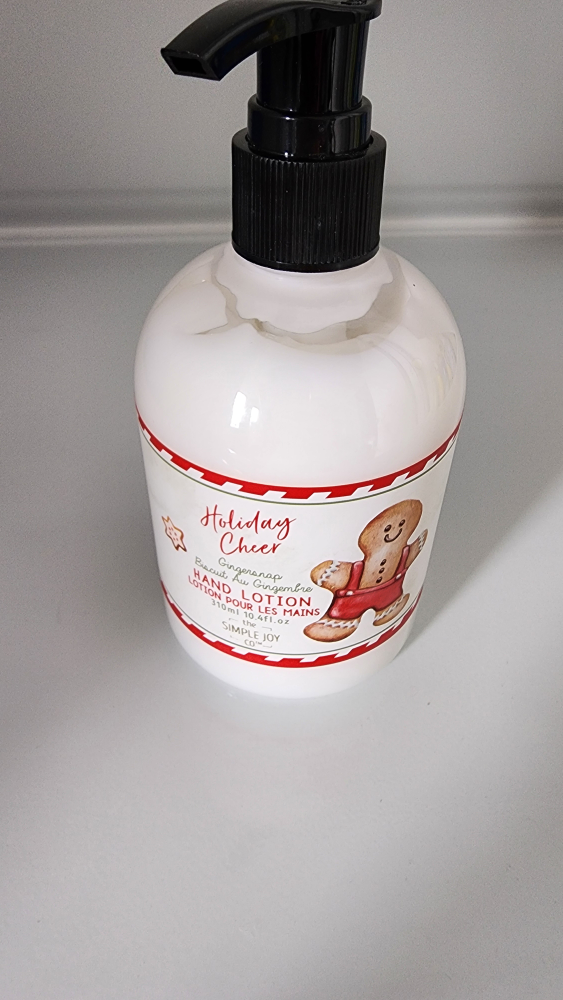 New The Simple Joy Co. Holiday Cheer Ginger Snap Hand Lotion - photo 2