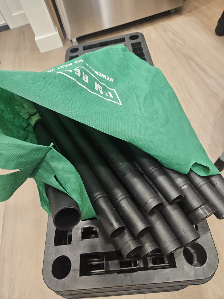 Black Storage Rack with Poles - photo 2
