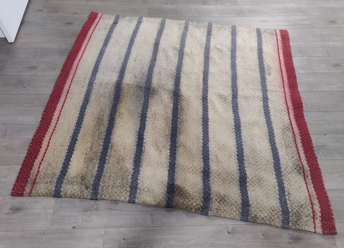 Striped outdoor Rug - 180 x 180 cm thumbnail