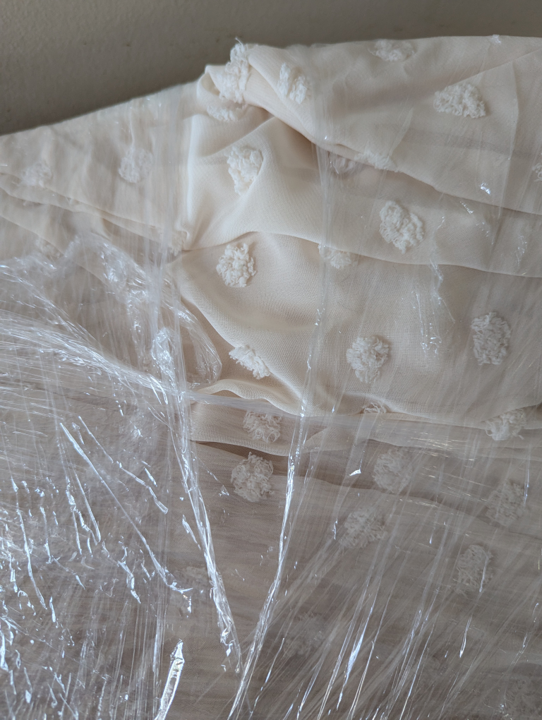 beige chiffon canopy - photo 4
