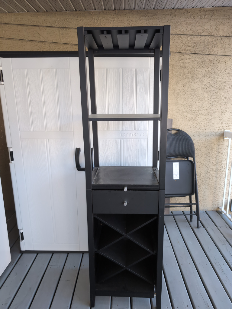 Black Wine Rack