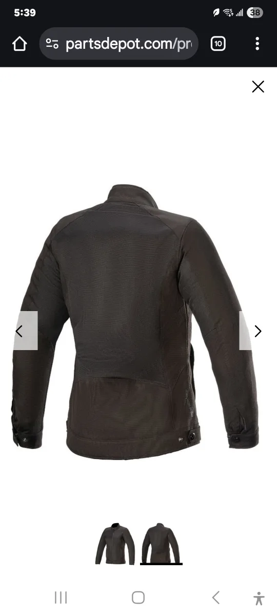 Women's Motorbike Motorcycle Jacket size small image indicator(2)