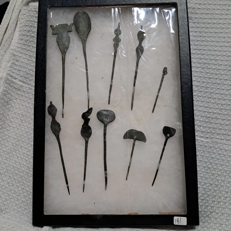 Bolivian Cloak Pins Bronze Artifacts 200-1700AD thumbnail