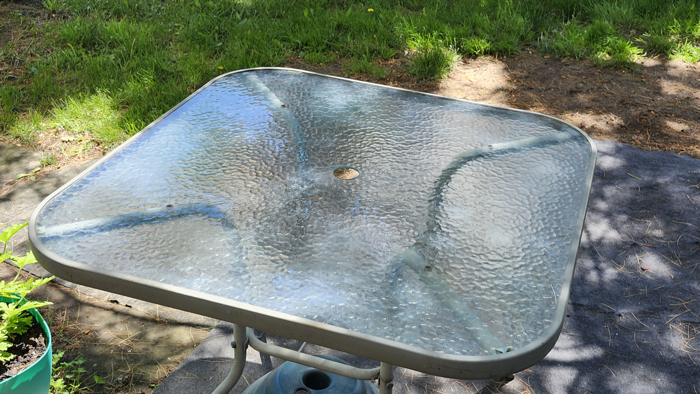 Outdoor Glass Top Table - photo 3