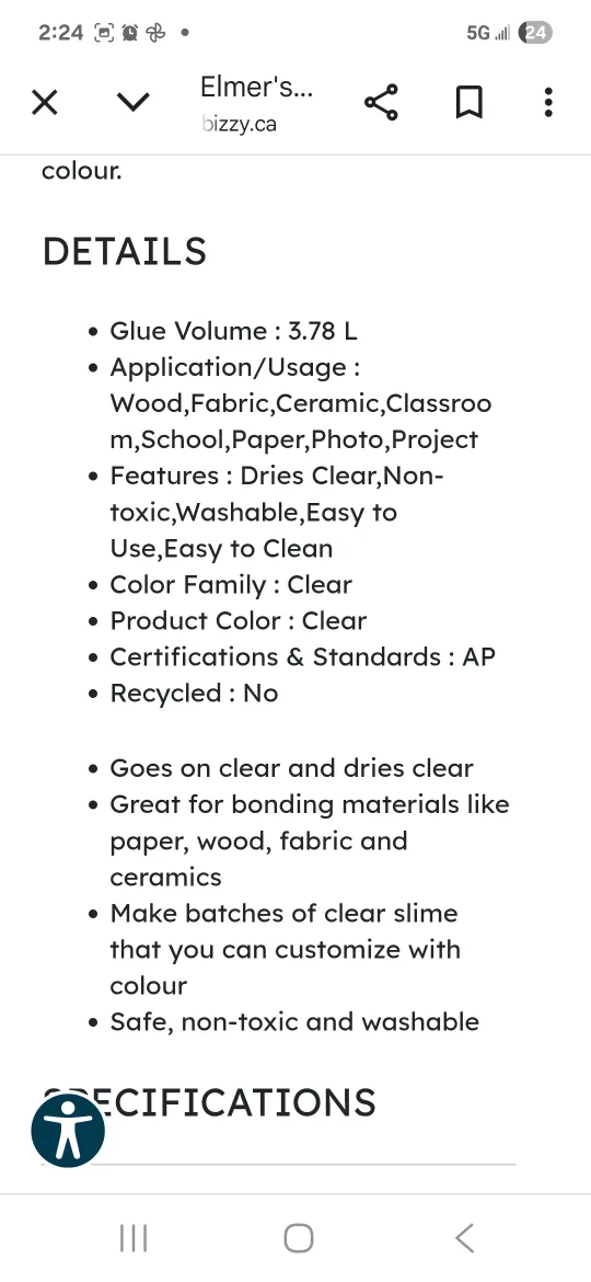 Elmer's Clear Glue image indicator(3)