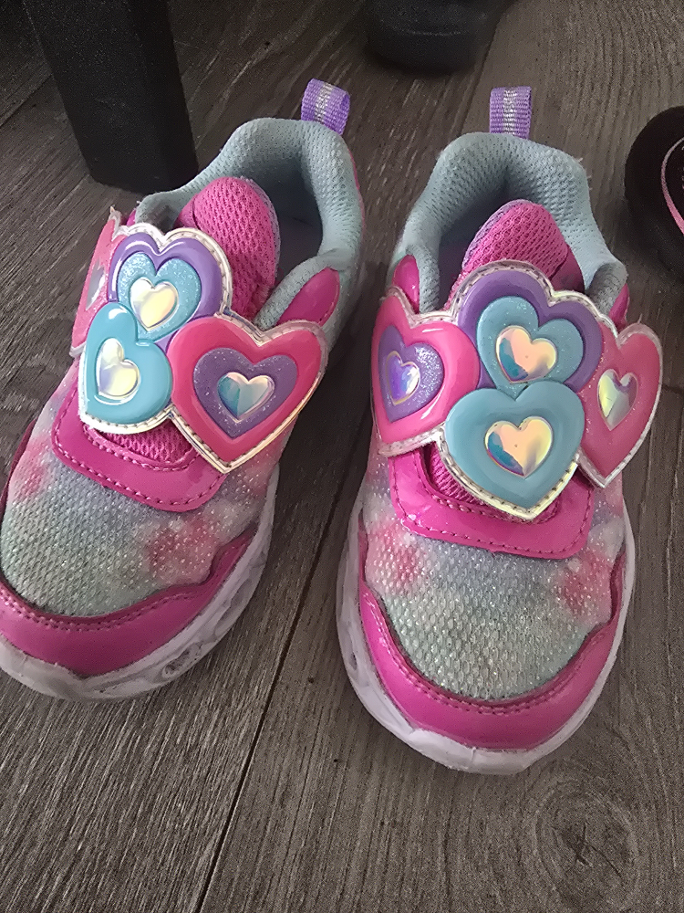 Skechers Kids' Heart Lights Light-Up Shoes - Size 6