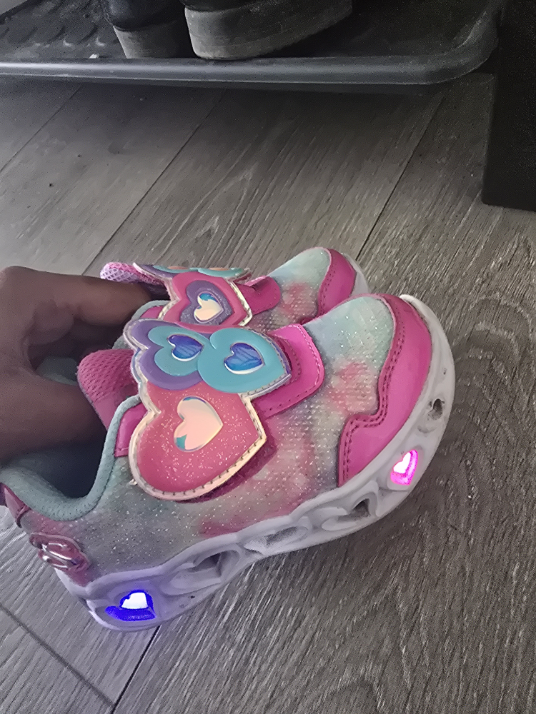 Skechers Kids' Heart Lights Light-Up Shoes - Size 6 - photo 2