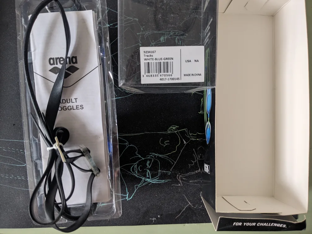 🥕Arena Tracks Swimming Goggles 💚 image indicator(3)