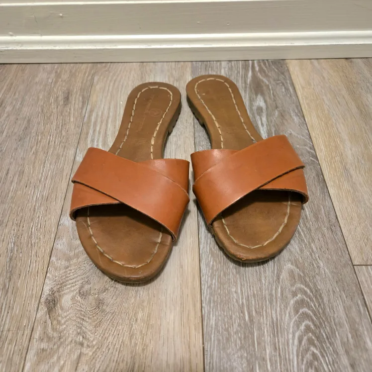 Brown Leather Sandals thumbnail