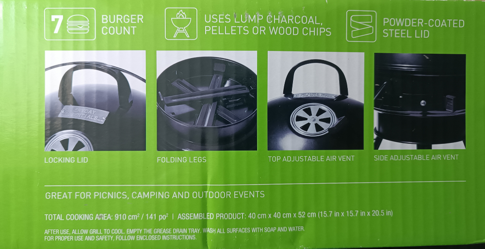 Everyday Essentials Portable Charcoal BBQ - photo 2