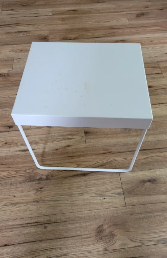 White Side Table #freecycle thumbnail