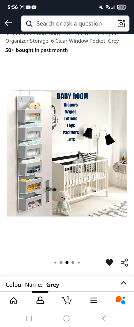 Over-the-Door Hanging Organizer/Storage #freecycle 🥕 image indicator(5)