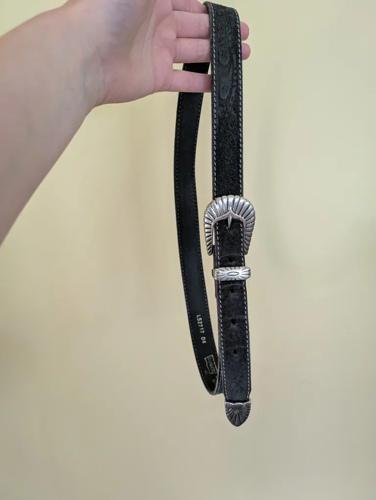 Levi's Black Leather Belt thumbnail