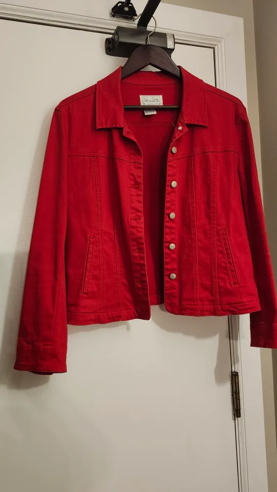 Red Denim Jacket image indicator(2)