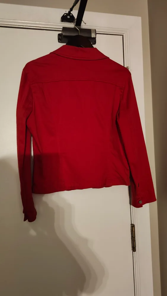 Red Denim Jacket image indicator(3)